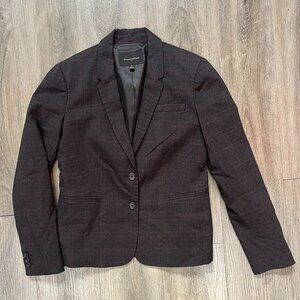 Banana Republic Women's Dark Gray Paid Blazer